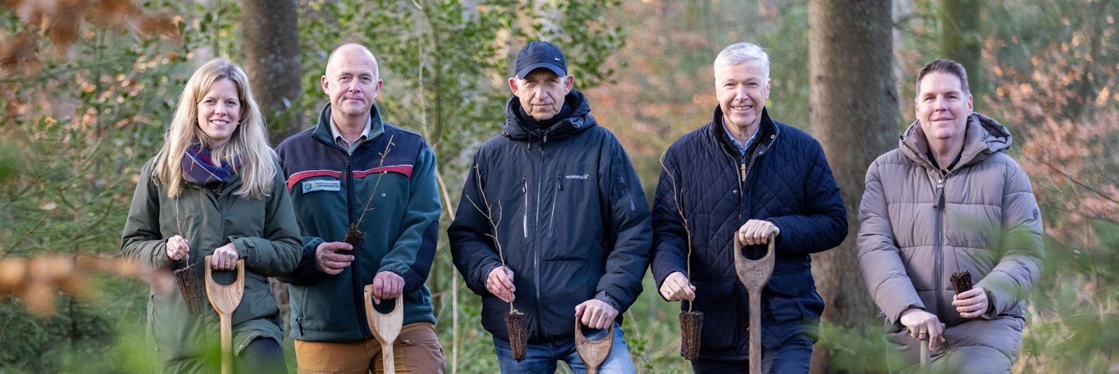Auftakt im Forst Haale für „Baum für Baum für SH“
